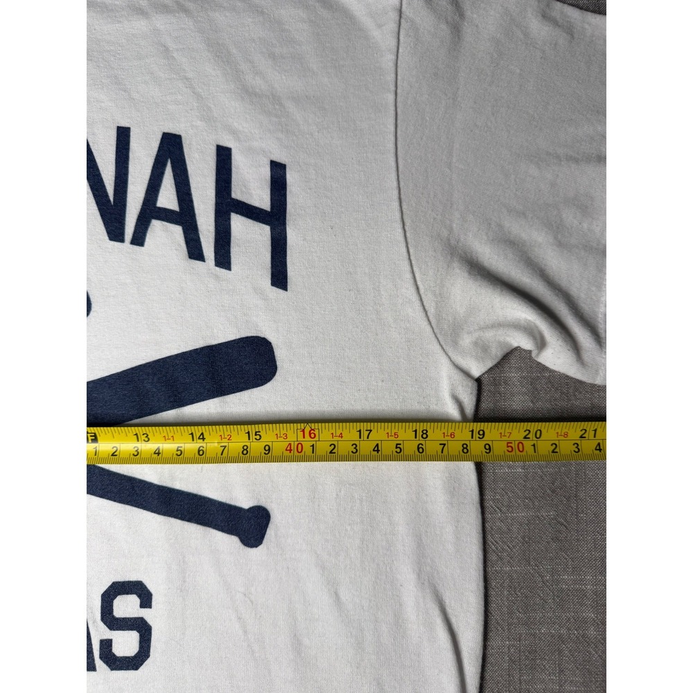 Savannah Bananas Baseball Graphic T-Shirt White Short Sleeve Crewneck Tee - Picture 6 of 6
